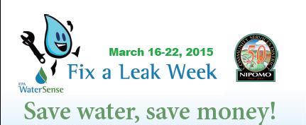 2015 Fix-a-Leak Week