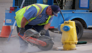 NCSD Crew Replacing Hydrant