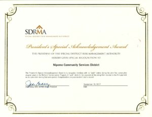 President's Special Acknowledgement Award